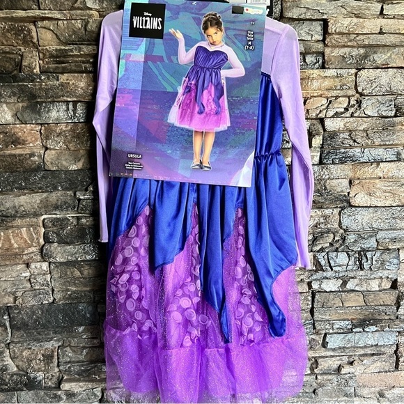Disney Other - Disney Villains Purple and Blue Costume for Kids